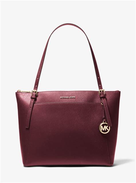 michael kors saffiano-shopper voyager|Michael Kors voyager saffiano.